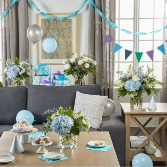 Bundle of Welcome Baby Boy Party Maternity