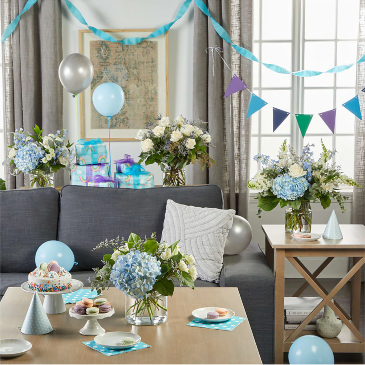 Bundle of Welcome Baby Boy Party Maternity in San Juan, PR | ELIKONIA FLOWERS Bundle of Welcome Baby Boy Party Maternity in San Juan, PR | ELIKONIA FLOWERS