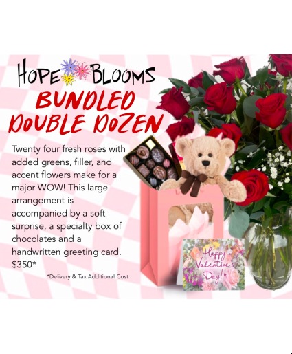 Bundled Double Dozen Fresh Arrangement