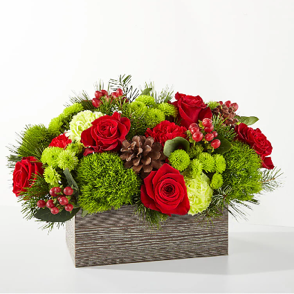 Bundled Up Bouquet Christmas