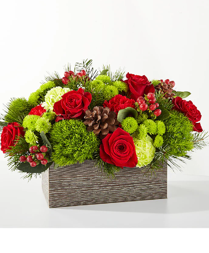 Bundled Up Bouquet Christmas