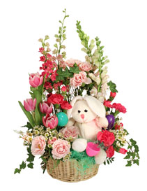 Bunny Blooms Basket Arrangement