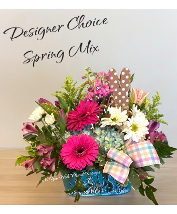 Bunny Blooms Designer Choice in Ashland City, TN | As You Wish Floral Designs by Kimberly McCord