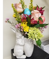 Bunny bouquet  Fresh arrangement
