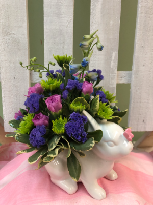 Bunny Love! Arrangement in Springfield, VT | WOODBURY FLORIST Bunny Love! Arrangement in Springfield, VT | WOODBURY FLORIST