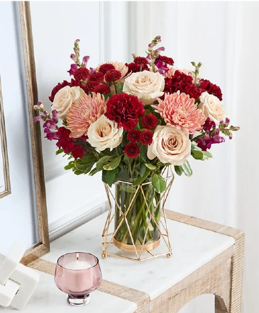 Burgundy Bliss Bouquet 1800-Flowers in Haltom City, TX | Jasmine Gardens