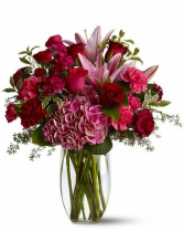 Burgundy Blush Arrangement