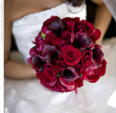 Burgundy Bridal Bouquet  