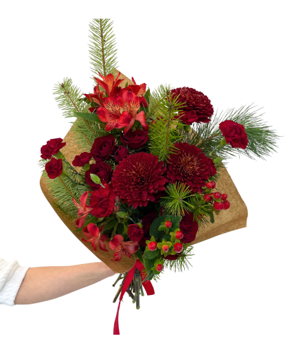 Burgundy Cheer Bouquet 