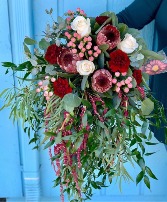 Burgundy & Pink Bridal Bouquet 