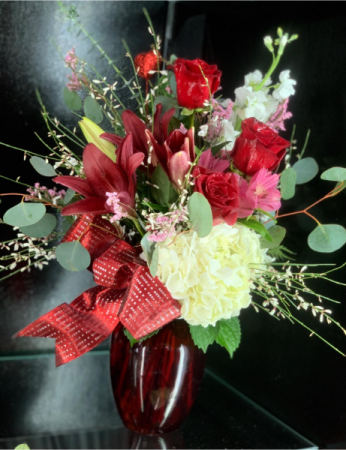 ENCHANTED ( Valentines ERA) Vase Arrangement  in Nashville, AR | Special Moments The Shop On Main