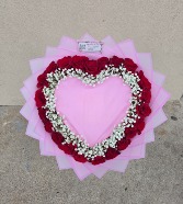 Burning Heart Bouquet Large  Hand Bouquet 