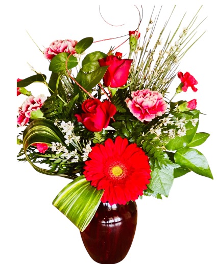 Burning Love Valentine's Arrangement