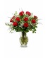 Burning Red Roses Rose Arrangement