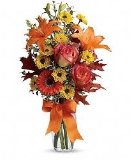 Burst of Autumn Vase arrangement