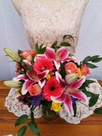 Burst of Color Wedding Bouquet