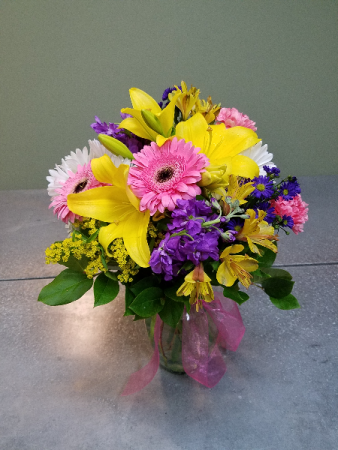 Burst of Spring Vase Arrangement