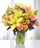 Bursting With Glee! Vase Arrangement 