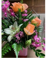 Bursting with love cube arrangment 