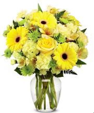 Bursting Yellow Bouquet 