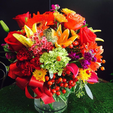 BURSTS OF FALL FLOWERS