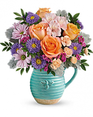 Busy Bee Pitcher Mother's Day Bouquet