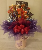 My butterfly candy bouquet 