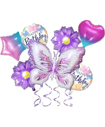 BUTTERFLY BALLOON BOUQUET BALLOONS