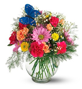 Butterfly Blossom Vase