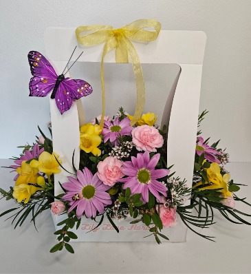 Butterfly Box Arrangement in Kamloops, BC | Lily Lane Florals