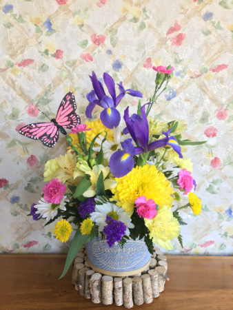 butterfly breeze arrangement