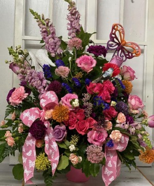 Butterfly Buds Fresh Centerpiece 