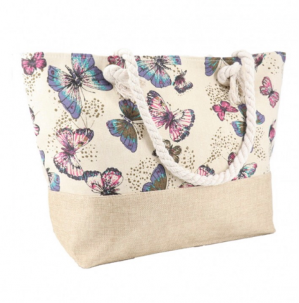 Butterfly Canvas Tote 