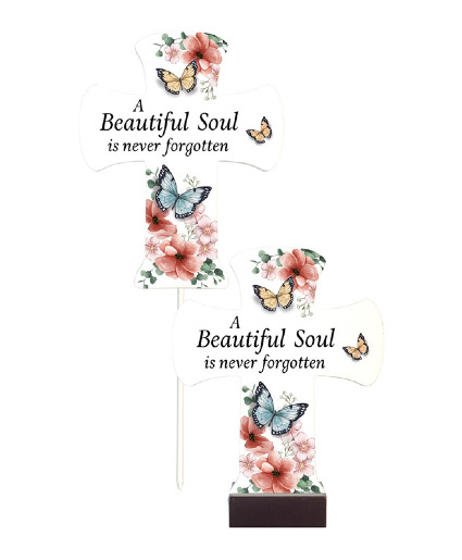 Butterfly Cross Stake/ Pedestal
