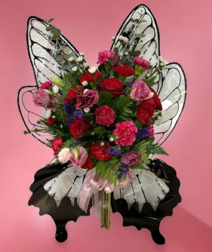 BUTTERFLY FLOWER BOUQUET 