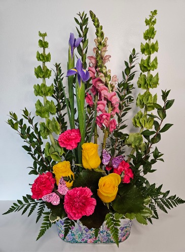 Butterfly Garden Arrangement in Kamloops, BC | Lily Lane Florals