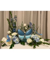 BUTTERFLY GARDEN ARRANGEMENT Funeral Flowers