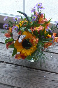 Butterfly Meadow Summer Sunflowers $35.00