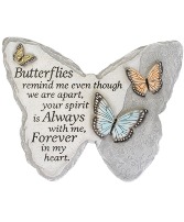 Butterfly Memorial Garden Stone