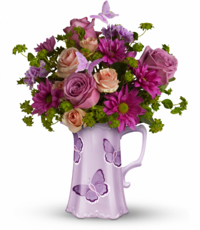 Butterfly Pitcher Bouquet
