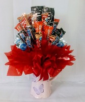 Butterfly pitcher bouquet Candy bouquet