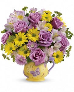 Butterfly Serenity Bouquet Flower Arrangement