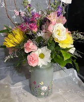 Butterfly Sunshine Flower Arrangement 