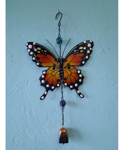 Butterfly with bell chime 