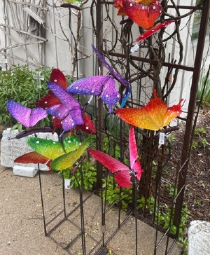 Butterfly Yard Stakes Custom Garden