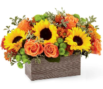 Butterscotch Blossoms Basket 