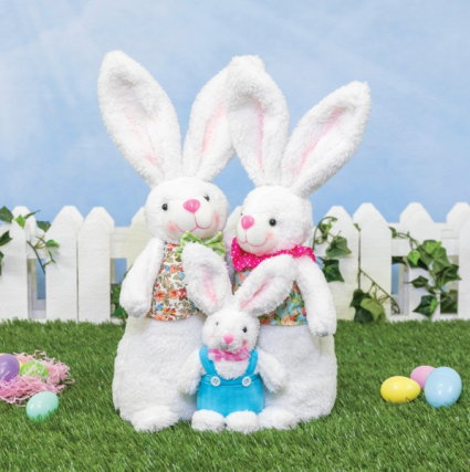 BUTTON-NOSE BUNNY FAMILY TABLETOP