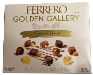 Ferrero Golden Gallery Chocolates. 42 piece box of Signature Chocolates