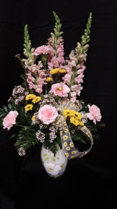 Buzzin for you vase arrangement