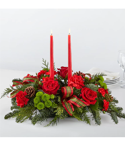 By the Candlelight Centerpiece Centerpiece